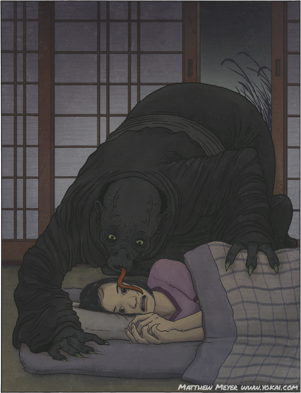 Briefly about youkai. Black Monk and Puppet God. - My, Longpost, Bayun's bestiary, Yokai, , , Matthew Meyer