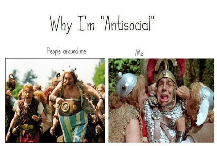 Why am I antisocial - My, Rome, Memes, Asterix and Obelix