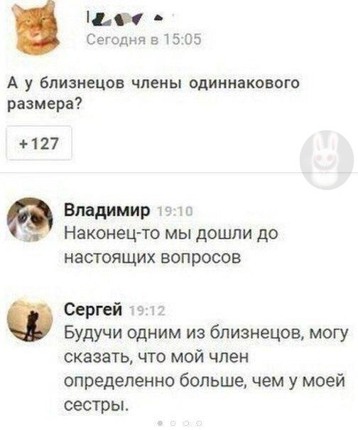 А можно без заголовка? - Близнецы, 49 и 5, Любопытство