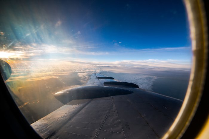 Through the expanses of the sky of Russia - My, Sky, Airplane, Tu-134, The photo, Russia, Longpost