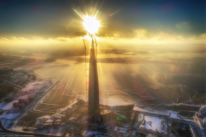 Petersburg - Saint Petersburg, Lakhta Center, Skyscraper, Building, Russia, The photo