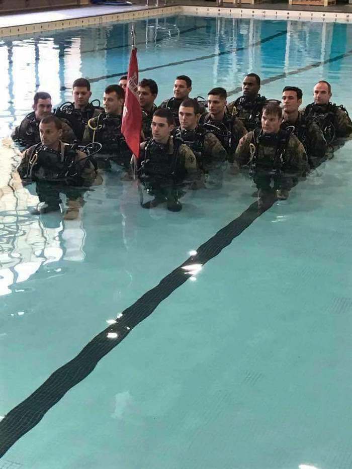 Dwarf Troops - Swimming pool, Water, Refraction