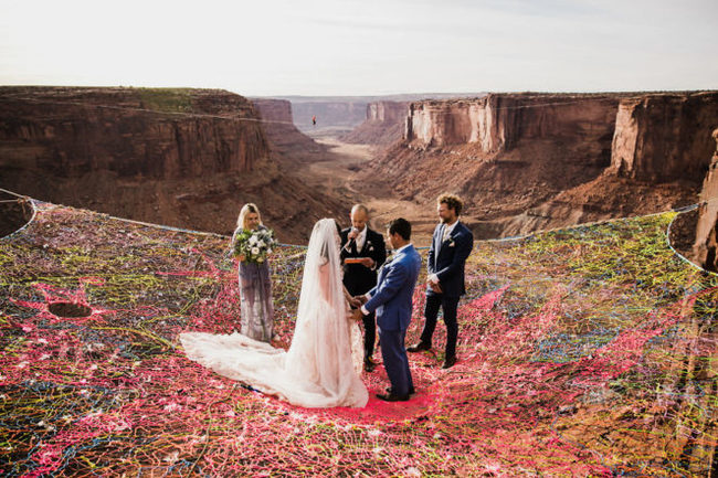 A wedding ceremony that will take your breath away - Wedding, Height, USA, Longpost