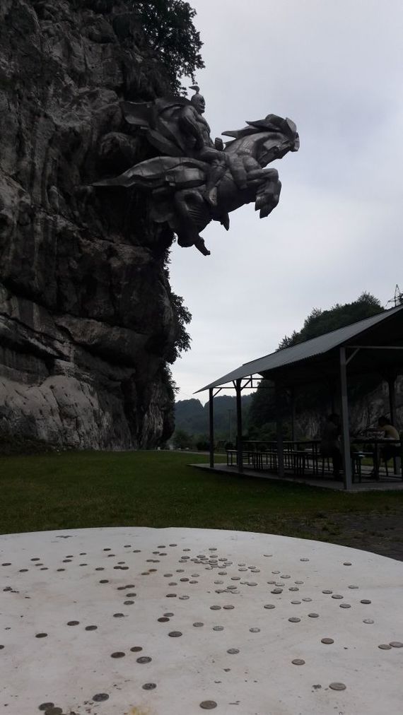 North Ossetia, Uastirdzhi (St. George). - My, North Ossetia Alania, Uastyrdzhi, , Monument, Longpost