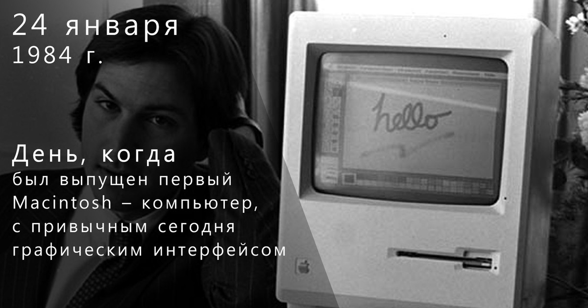 24 января 1984 презентация macintosh