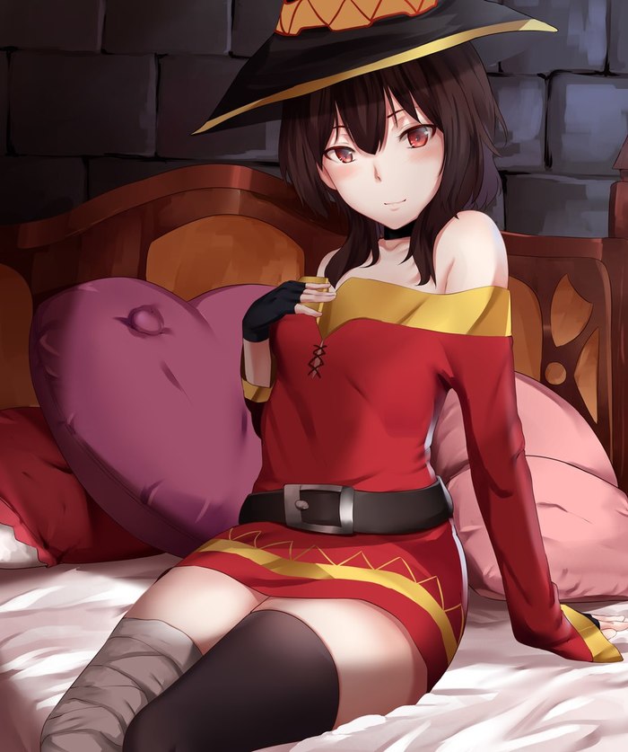 Megumin - Megumin, Konosuba, Anime Art, Аниме