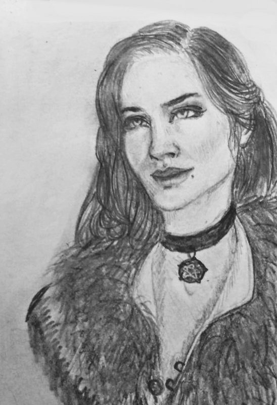 Charming sorceress in your feed - My, Yennefer, Witcher, Drawing