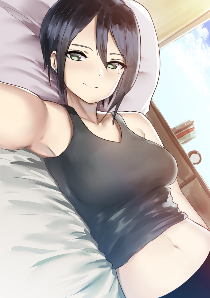 Maki Midorikawa Maki Midorikawa, , Sakura Quest, Anime Art, 