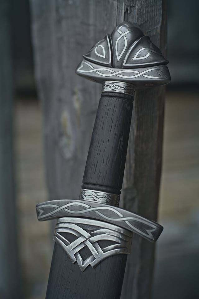 Viking sword. - My, Damascus Steel, Art, Викинги, , Weapon, Steel arms, Video, Longpost