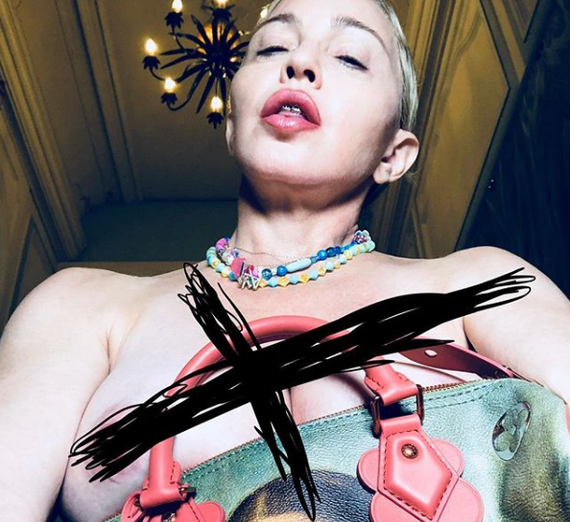 Madonna completely undressed - Madonna, Strawberry, Stewie Griffin, Video