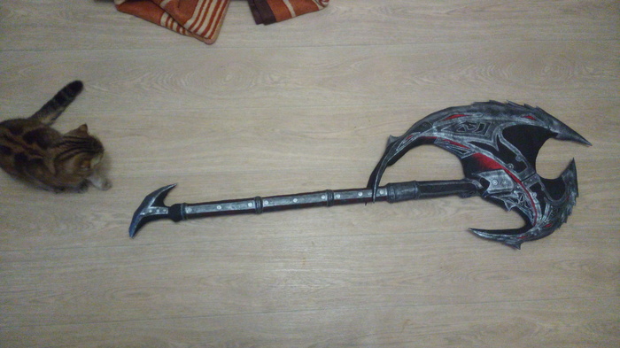 Skyrim Daedric Ax - My, Skyrim, The Elder Scrolls V: Skyrim, Daedra, Axe