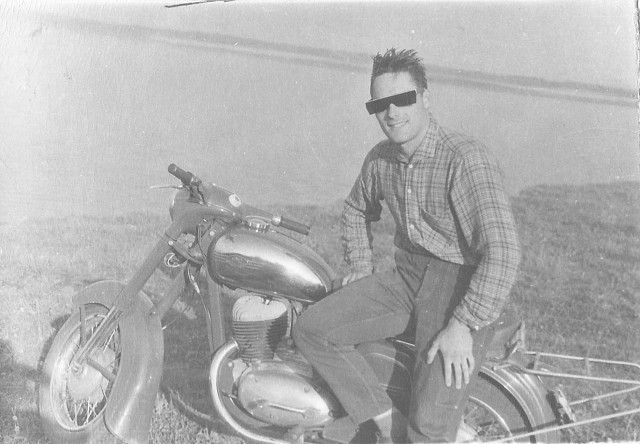 The prestige of the past - Magnitogorsk, Prestige, Being, Motorcyclist, Java, Old photo, People, Magnitogorsk history club, Motorcyclists