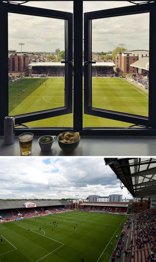 Great view of Leyton Orient Stadium - England, Football, Stadium, Болельщики