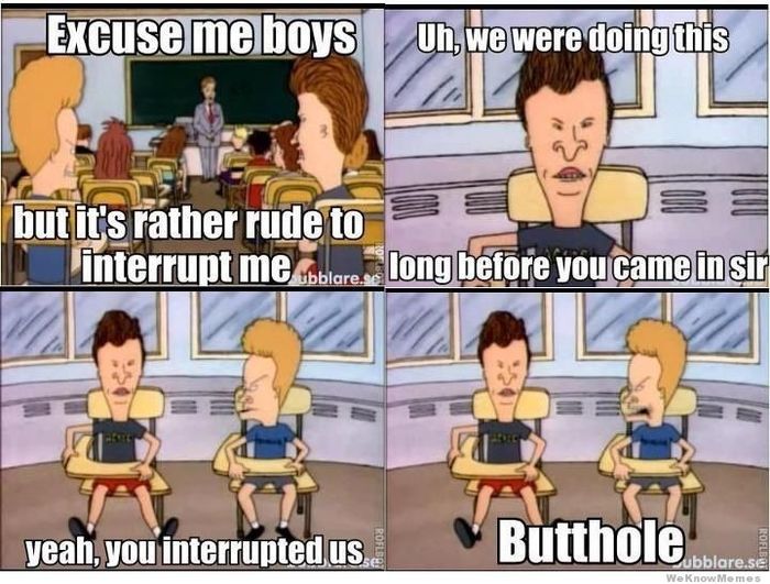 Beavis and Butt-head - Beavis and Butt-head, Old school