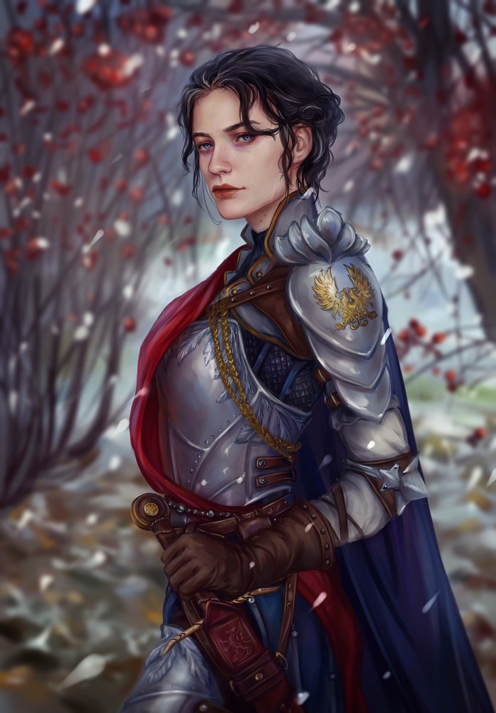 Morrayan Avis Cousland - Art, Drawing, Dragon age, Dragon age: origins, Grey Guardian, Annahelme