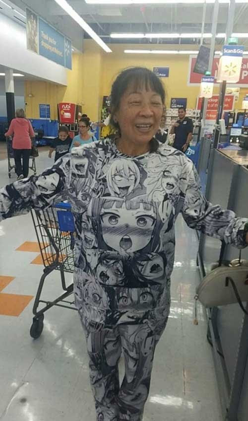 advanced old lady - Ahegao, Anime, Old lady, 9GAG, 