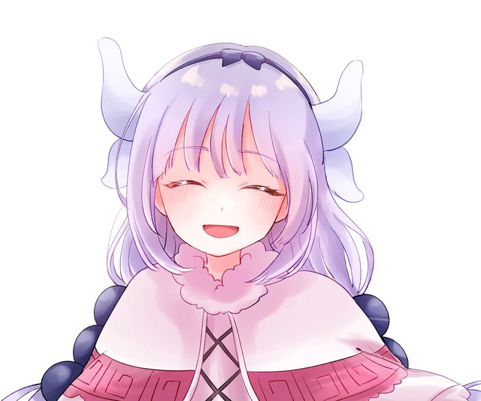 Happy - Kobayashi-San chi no maidragon, Аниме, Anime Art, Kanna Kamui