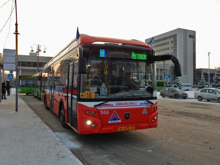 Electric bus LiAZ-6274 - My, Tyumen, Electric bus