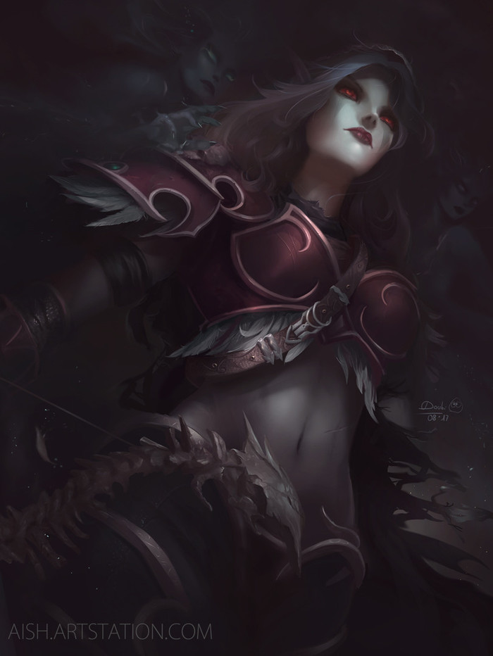 Sylvanas Windrunner Art WOW, Warcraft, World of Warcraft, Sylvanas,  , , 