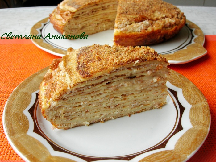 Hungarian pancake cake - Recipe, Food, Video, Cooking, Snack, pancake cake, Pancakes, Longpost