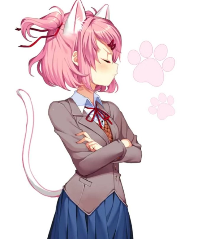 Natsuki , , Anime Art, Doki Doki Literature Club,  