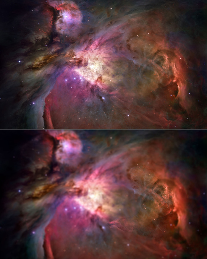 It seemed? Orion Nebula M42 - Orion nebula, Optical illusions