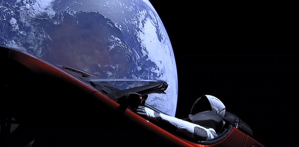 There`s a starman waiting in the sky SpaceX, Tesla Roadster, Falcon Heavy, 