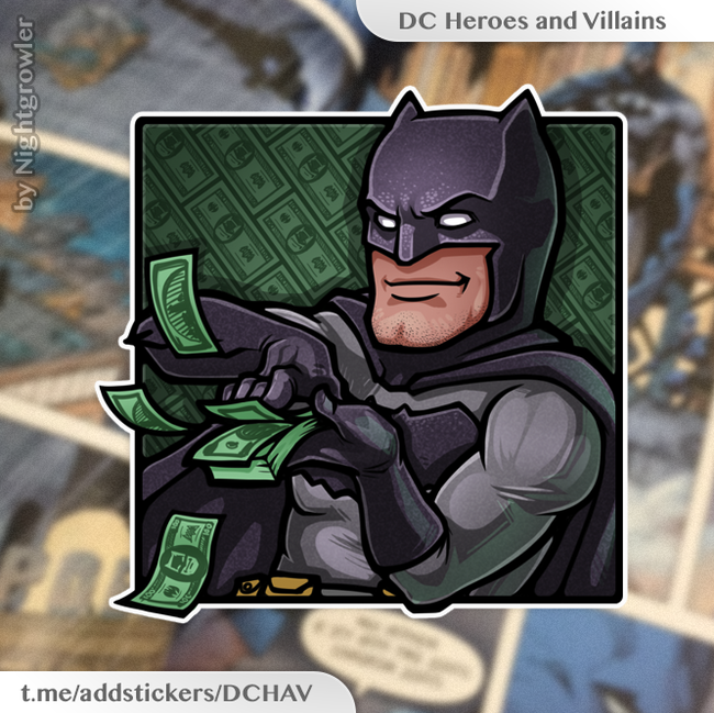 DC Heroes and Villains Telegram Sticker Pack 