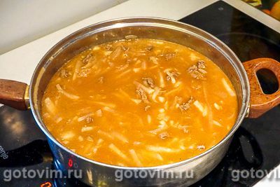 Manpar - Food, Recipe, Cooking, Culinary round-the-world, Kazakhstan, , Soup, Dough, Video, Longpost