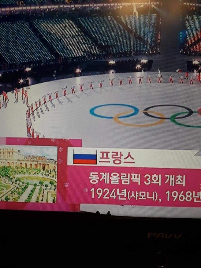 The Russian flag was at the opening. Eat the IOC. - My, Olympiad, Корея, Longpost