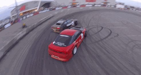 How do you like shooting Drift from this angle? - My, Drift, Cool cars, Auto, Skid, FPW, Quadcopter, Krasnodar, GIF