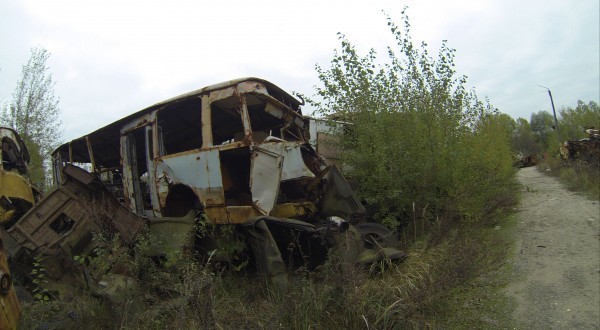 Graveyard of radioactive equipment in the Chernobyl zone 2018 - My, Chernobyl, Pripyat, Dryness, Military equipment, Technics, Longpost