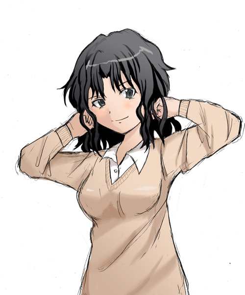 Tanamachi Kaoru - , Amagami, Anime art, Longpost