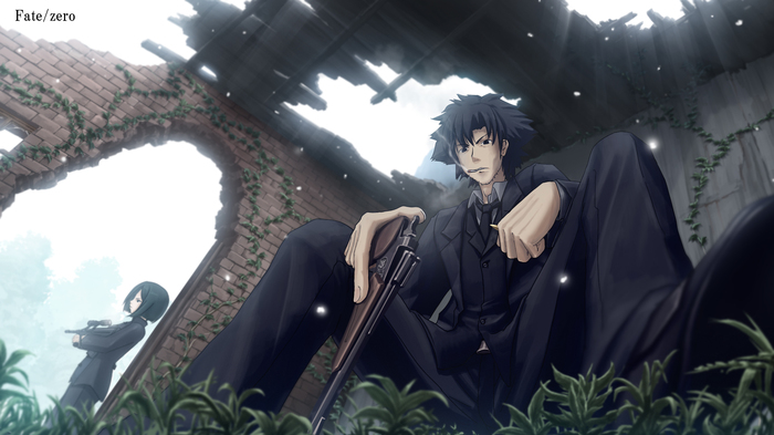 Emiya Kiritsugu and Hisau Maiya - Аниме, Anime Art, Fate Zero, Emiya Kiritsugu, Hisau maiya, Fate, Maiya Hisau