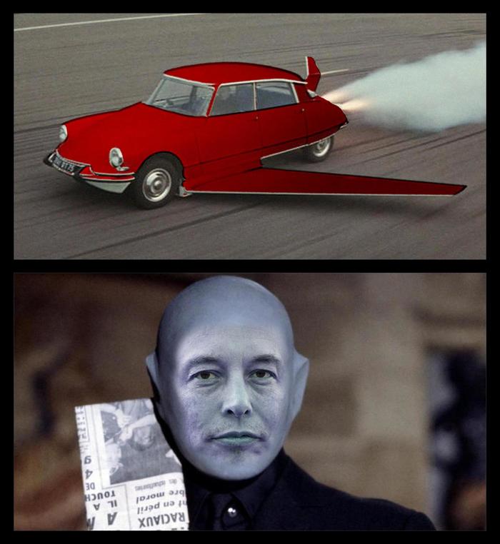 Phantommask!! - Elon Musk, Fantomas, Tesla