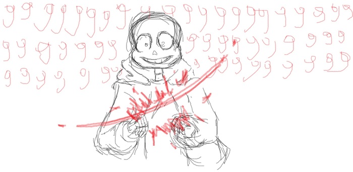 ... I regret drawing this - My, Undertale, Genocide, Drawing