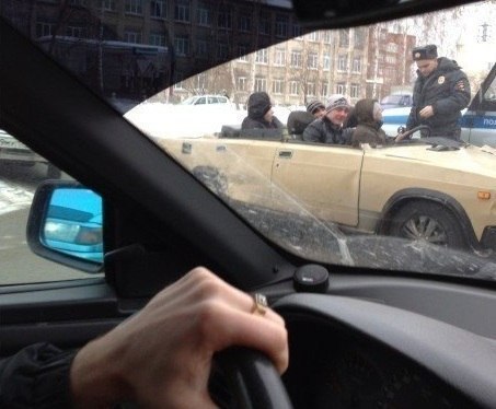 When the roof of the boys was blown away))) - Images, Humor, And laughter and sin, Auto, Motorists, 