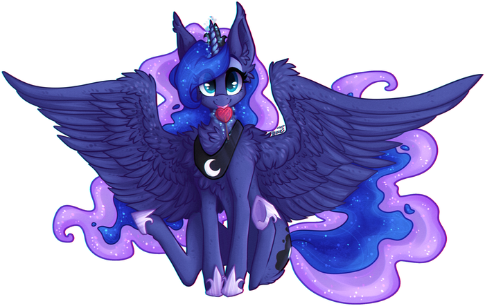 Will you be my valentine? My Little Pony, Ponyart, Princess Luna