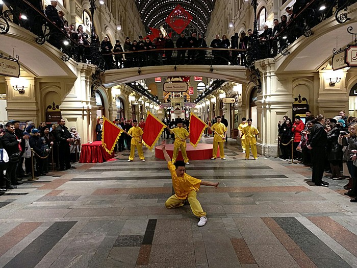 Chinese New Year. - My, China, Chinese New Year, Embroidery, Traditions, Gum, Moscow, The festival, the Red Square, Longpost