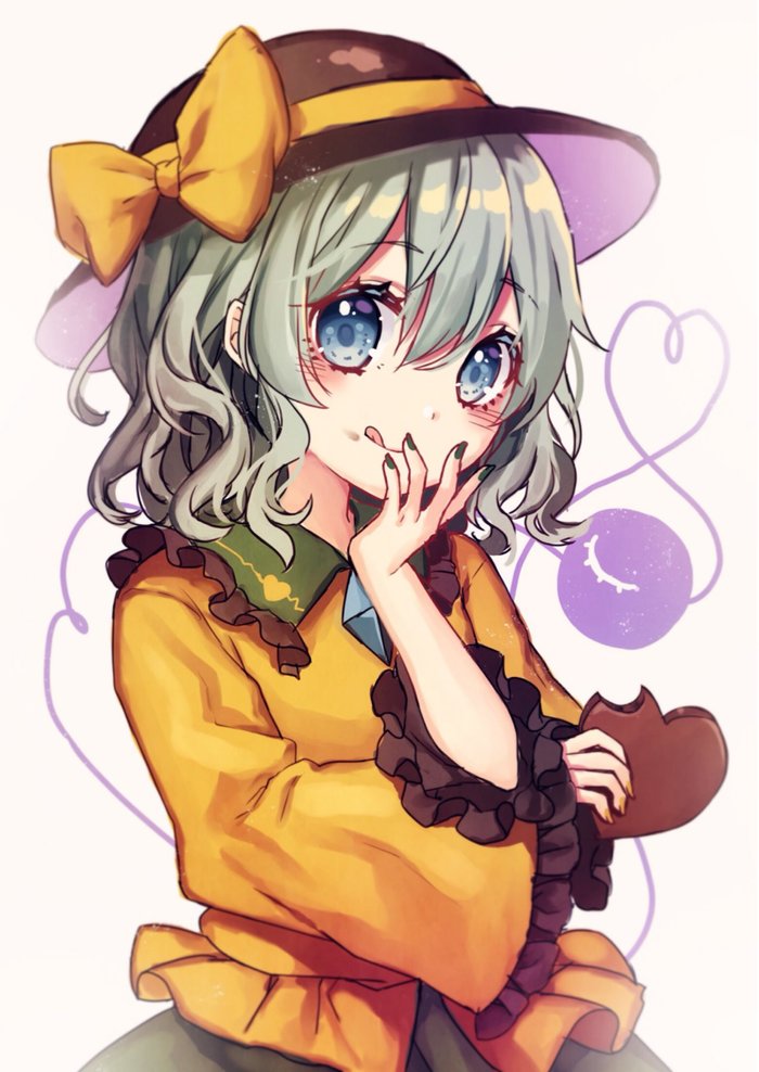 Koi-chan - Anime, Anime art, Touhou, Komeiji koishi, Kyouda suzuka, Valentine's Day