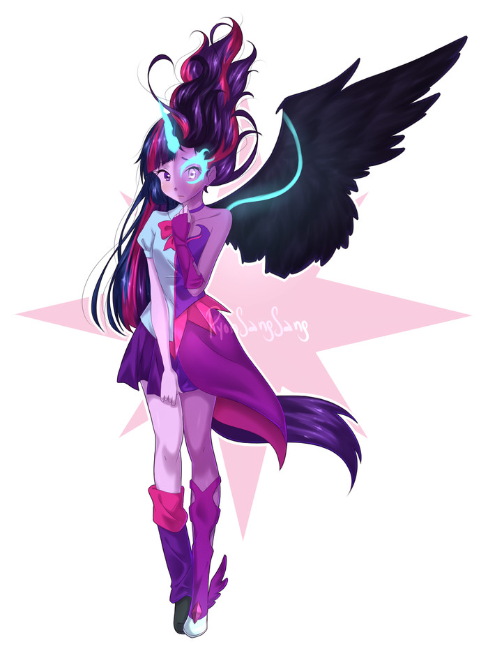 Twilight/Midnight My Little Pony, Equestria Girls, Twilight Sparkle, Midnight Sparkle