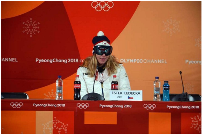 Oh these women - Skiing, Makeup, Glasses, Olympiad