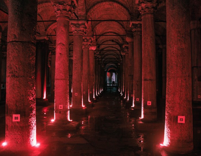 Underground Palace. - My, Istanbul, Canon, Tank, Inferno