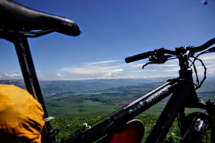 With travel dreams. - My, Travels, A bike, Bike trip, The mountains, Karachay-Cherkessia, The photo, Hike, Relaxation