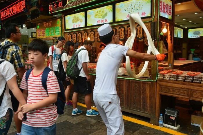 Продуктовый рынок в г. Сиань (Китай) фотография, фото из путешествий, путешествия, Китай, Сиань, длиннопост