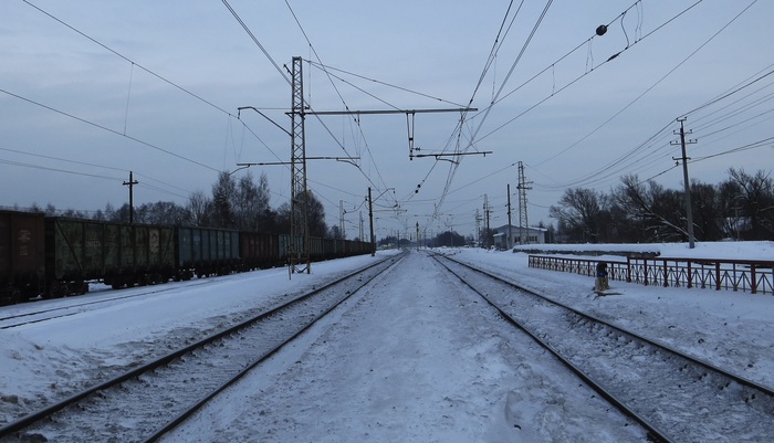 Today I visited Faustovo station - My, Railway, , Zamkadye, dust, Usage, Lomography, Longpost