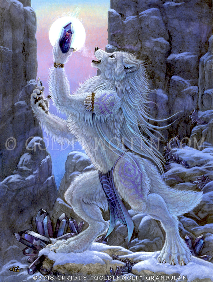 Sacred Earth - Furry, Anthro, Art, Goldenwolf