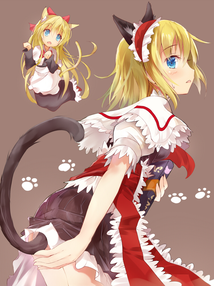 Nyalice , Anime Art, Touhou, Alice Margatroid, Shanghai Doll, Efe