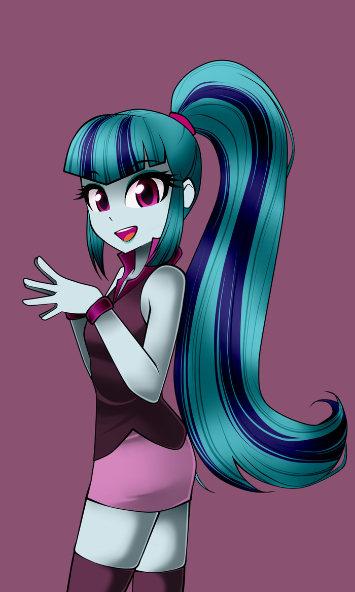 Sonata - My little pony, Equestria girls, Sonata dusk, Nekojackun, PonyArt, Art