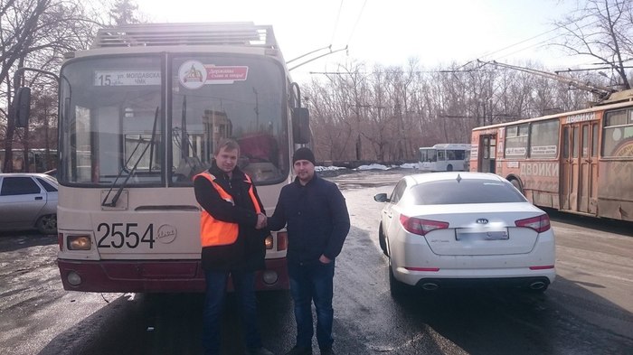 The driver of the trolleybus pikabushnik who is being hunted by the media - Trolleybus, Peekaboo, media, Hornews, Media and press